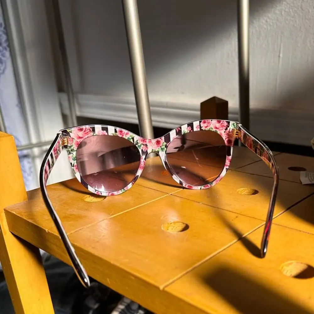 Dolce & Gabbana Sunglasses Women's Cat Eye DG4311 31667E Havana on Print Rose